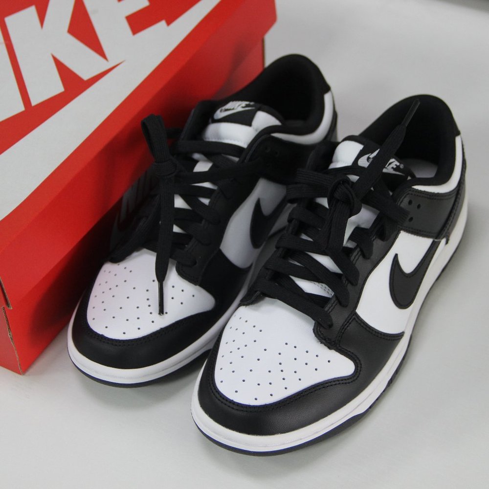 Nike Dunk Low 'Black White' - Picture 2 of 8